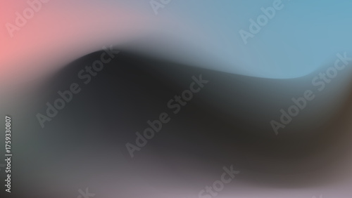 Retro Gradient mesh blurred background illustration smooth wave holographic texture banner eps 10