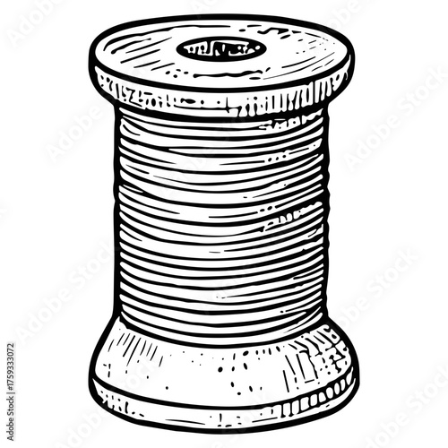Thread Spool with Curve
