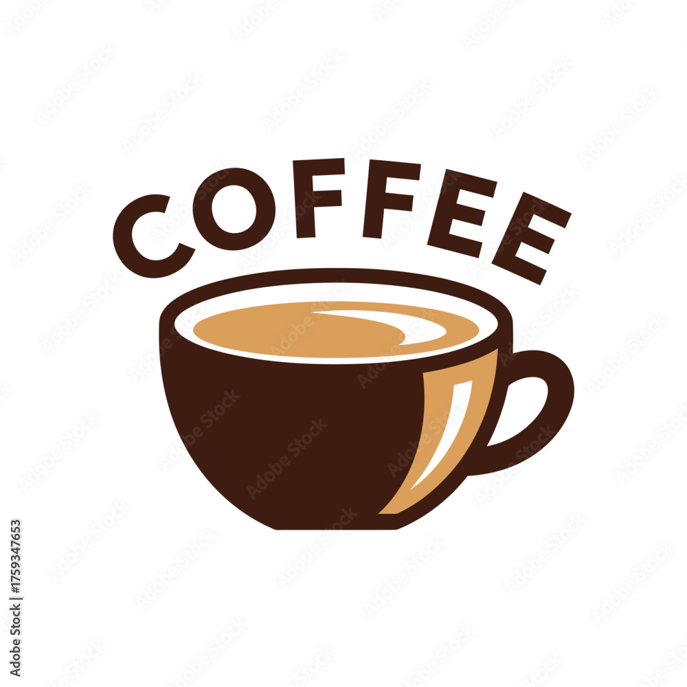 Obraz premium Coffee cup with text drink beverage