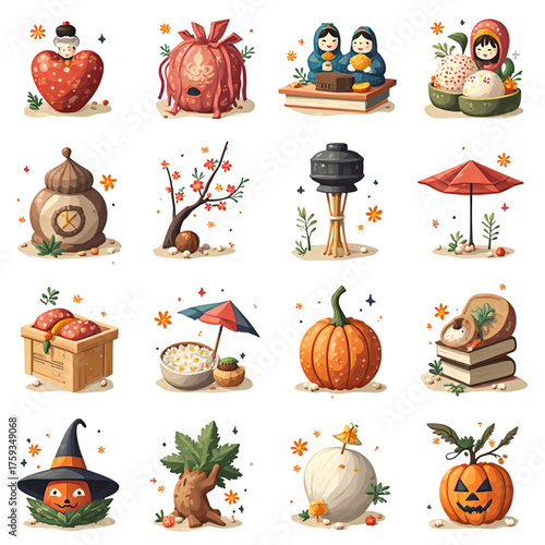 レトロ秋の日常シーン｜Vintage Autumn Daily Scenes