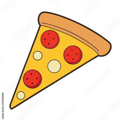 A hot, cheesy pizza topped with savory pepperoni slices, golden-baked crust, and bubbling melted cheese, perfect for a delicious, mouthwatering bite every time.
