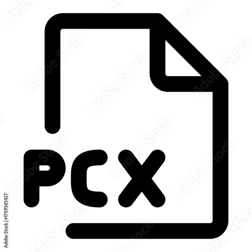 file format outline icon set