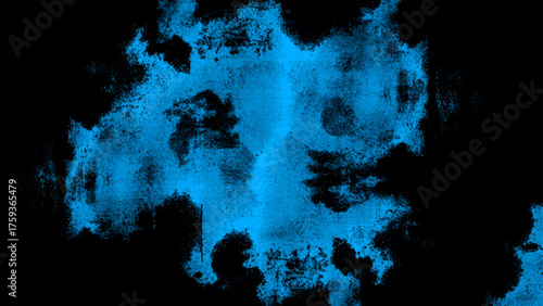 Abstract high-contrast glitch art grunge with blue shapes corrupted, digital, and noise effect. Retro-futuristic, techno, and aesthetic perfect for sci-fi, cyberpunk, visual design