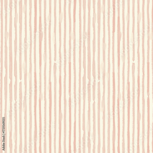 Watercolor Stripe Collection – Dusky Pink Soft Pastel Background
