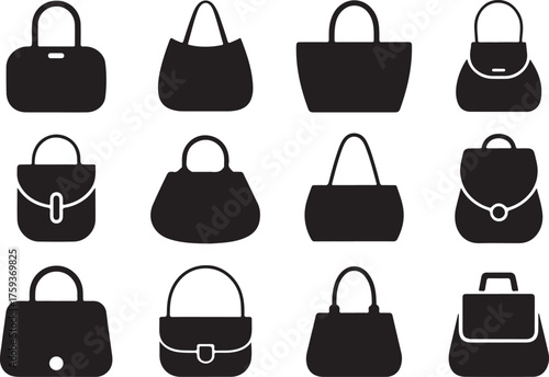 Handbags Silhouette Collection for Fashion and Accessory