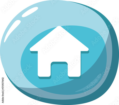 Cartoon Button Icon