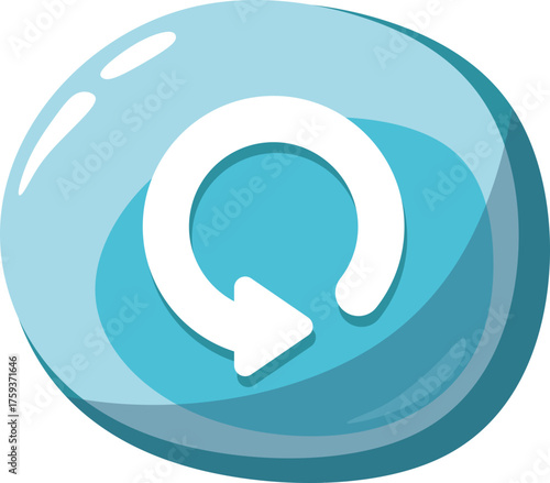 Cartoon Button Icon