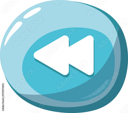 Cartoon Button Icon