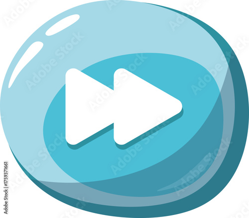 Cartoon Button Icon