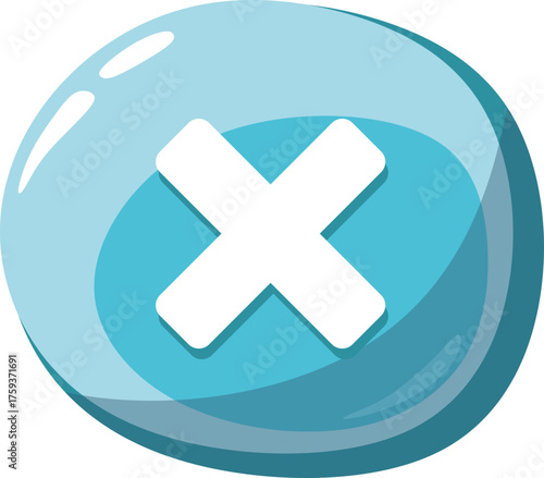 Cartoon Button Icon