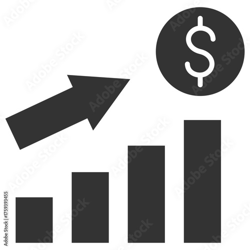 Revenue Glyph Icon