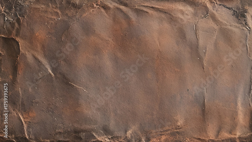 Brown recycled craft paper texture as background. Old vintage page. Pattern rough art creased grunge letter. Hardboard with copy space for text. Vector illustration.