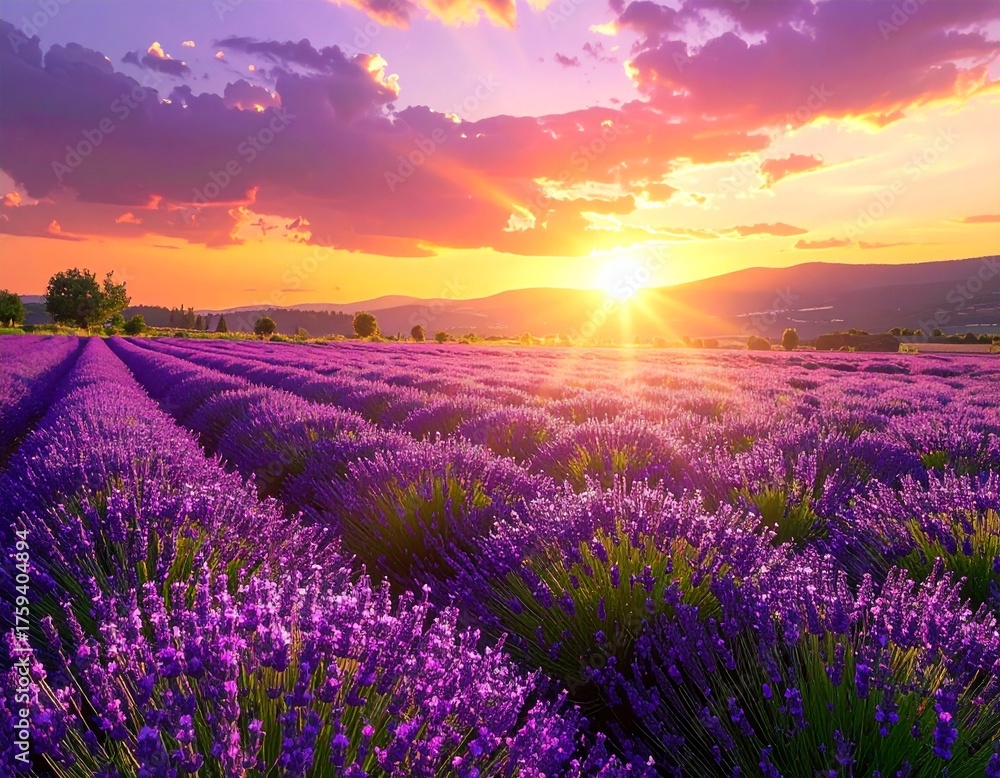 Fototapeta premium Lavender Dusk