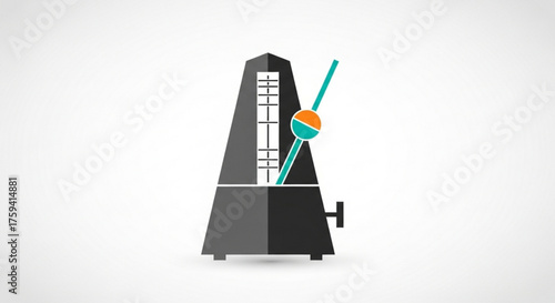 Metronome musical instrument tempo beat time rhythm music clock timing device for musicians and students