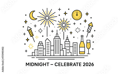 Cityscape celebrations: ringing in 2026 with fireworks and festivities
