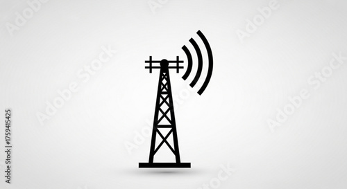 Telecommunication tower wireless antenna signal broadcasting radio communication technology network station