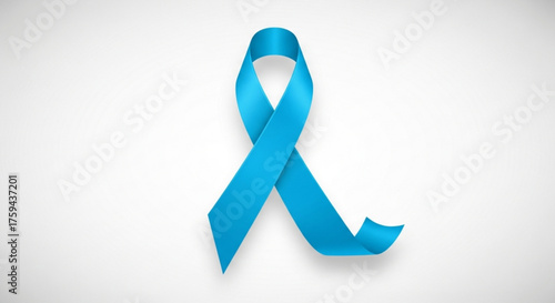 Teal ribbon awareness symbol for ovarian cancer, cervical cancer, uterine cancer, sexual assault, and ptsd