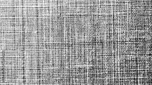 Vector fabric texture with distressed weaving pattern and grunge halftone effect for abstract background design