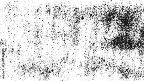 Distressed monochrome grunge texture with halftone urban pattern and irregular abstract background design