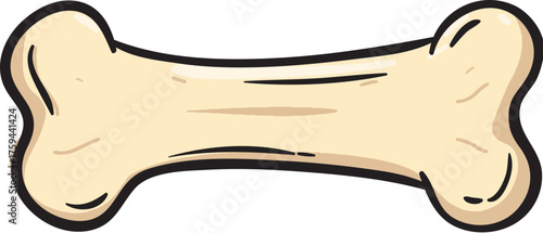 dog bone vector illustration