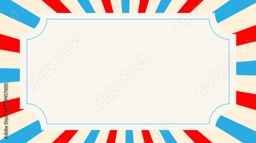 Red sunburst lines on white background. Light sun rays pattern. Vintage stripes halftone radial wallpaper for poster, banner, advertising backdrop, comic or circus scene. Vector template