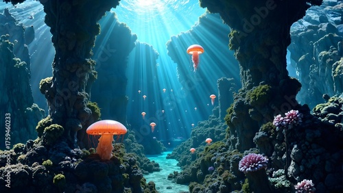 coral and sea world