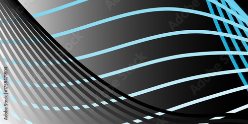 Abstract line art with wave patterns colorful background. Modern parallel lines abstract shape with wavy pattern minimal background. multicolor abstract background adorned with modern wavy lines.