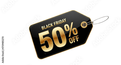 Score amazing deals this Black Friday with a stunning 50 percent off discount promotion, ideal for advertising and drawing in holiday shoppers looking for savings