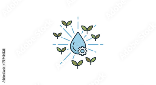 Earth wellness featuring a stylized globe and a fresh green leaf for a sustainable world