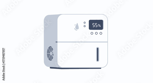 Illustration of a hand holding the planet earth adorned with flourishing green foliage symbolizing