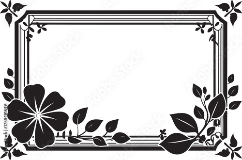 Elegant intricate floral lasercut frame set featuring detailed decorative borders and ornamental flower patterns.