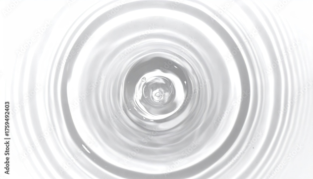 Fototapeta premium Grayscale Concentric Ripple Pattern Abstract Background