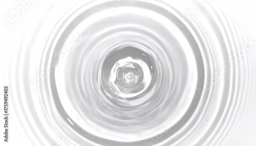 Grayscale Concentric Ripple Pattern Abstract Background