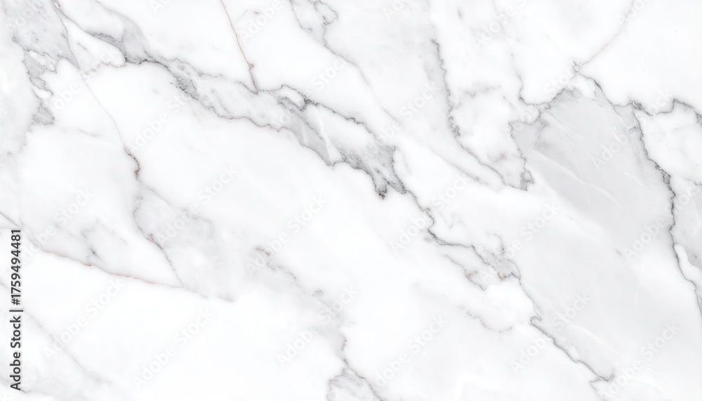 Obraz premium White Marble Texture with Pale Grey Veins Elegant Premium Background