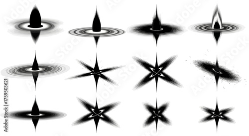 Mesmerizing abstract vortex collection, great for science fiction, cosmic concepts and designs needing a dynamic, ethereal touch with a timeless, engaging feel