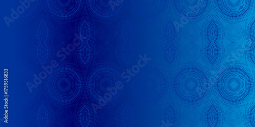 Deep Blue Radial Pattern: Modern Background Texture Vibrant Cerulean Circles: Seamless Digital Wallpaper, Abstract Indigo Design Graduated Geometric Backdrop.svg