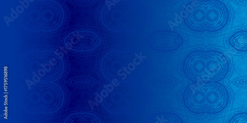 Deep Blue Radial Pattern: Modern Background Texture Vibrant Cerulean Circles: Seamless Digital Wallpaper, Abstract Indigo Design Graduated Geometric Backdrop.svg