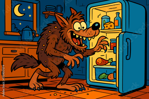 Kitchen all fur icon raider goofy midnight his crumbs raid vector