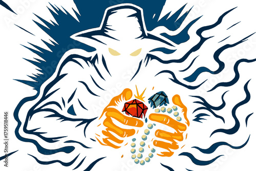 Jewels hands s visible icon clutching into vector glowing shadowthief melting mysterious