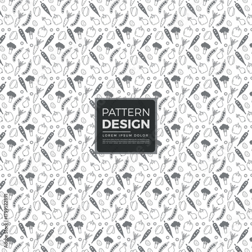 Seamless monochrome abstract geometric pattern with subtle organic elements repeating texture vector