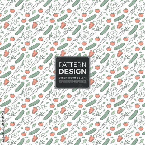 Seamless pattern of hand-drawn feathers and small abstract shapes in soft pastel colors vector