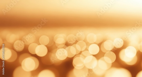 Wallpaper Mural A soft focus background of warm, golden bokeh lights creating a dreamy and ethereal atmosphere. Torontodigital.ca