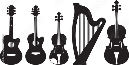 "String Instruments Illustration"