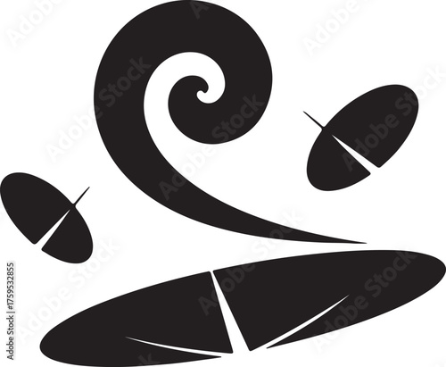 Abstract Dynamic Shape Illustration