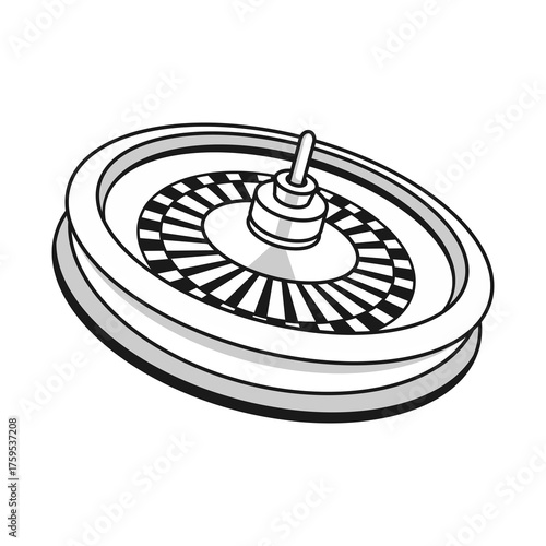 Casino Vector Design Elements and Logos Monochrome