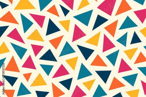 Space unevenly asymmetry vector negative vibrant fragmented scattered triangles dynamic geometric emphasized