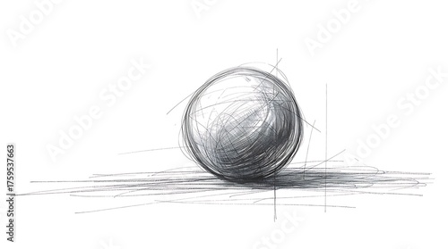 A vibrant ball of yarn sits like a colorful egg in a nest of straw for a playful Easter decoration