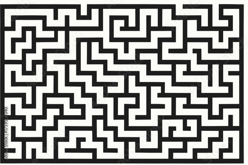 Uniform rectangular network symmetry background vector geometric tessellated maze illustration clean pattern