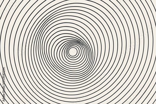 Vector vortex abstract thin background full concentric rings forming illustration geometric swirl