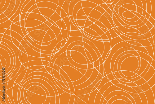Background circular abstract dynamic orbital seamless forming flows mesh vector illustration